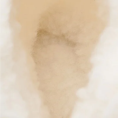 Чуни белые из овечьей шерсти на войлочной подошве