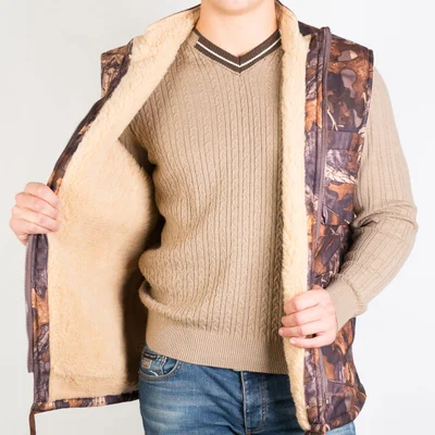 Жилет из овечьей шерсти «Охотник»