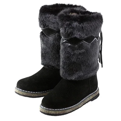 Унты женские черные из овчины