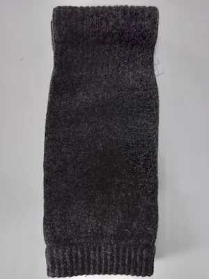 Наколенники темно-серые короткие из монгольской шерсти